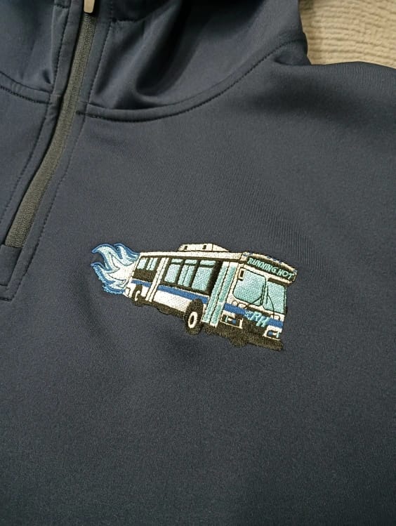 The "BLUE OG" Midnight Quarter Zip Hoodies