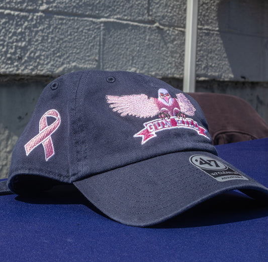 The Lady Gun Hill Eagle Dad Hat Breast Cancer Awareness Edition