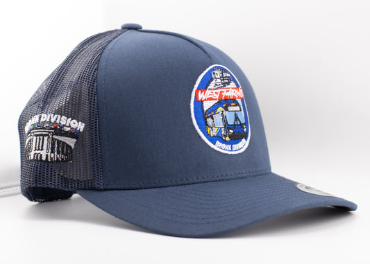 West Farms Depot 5 Panel Retro Trucker Cap