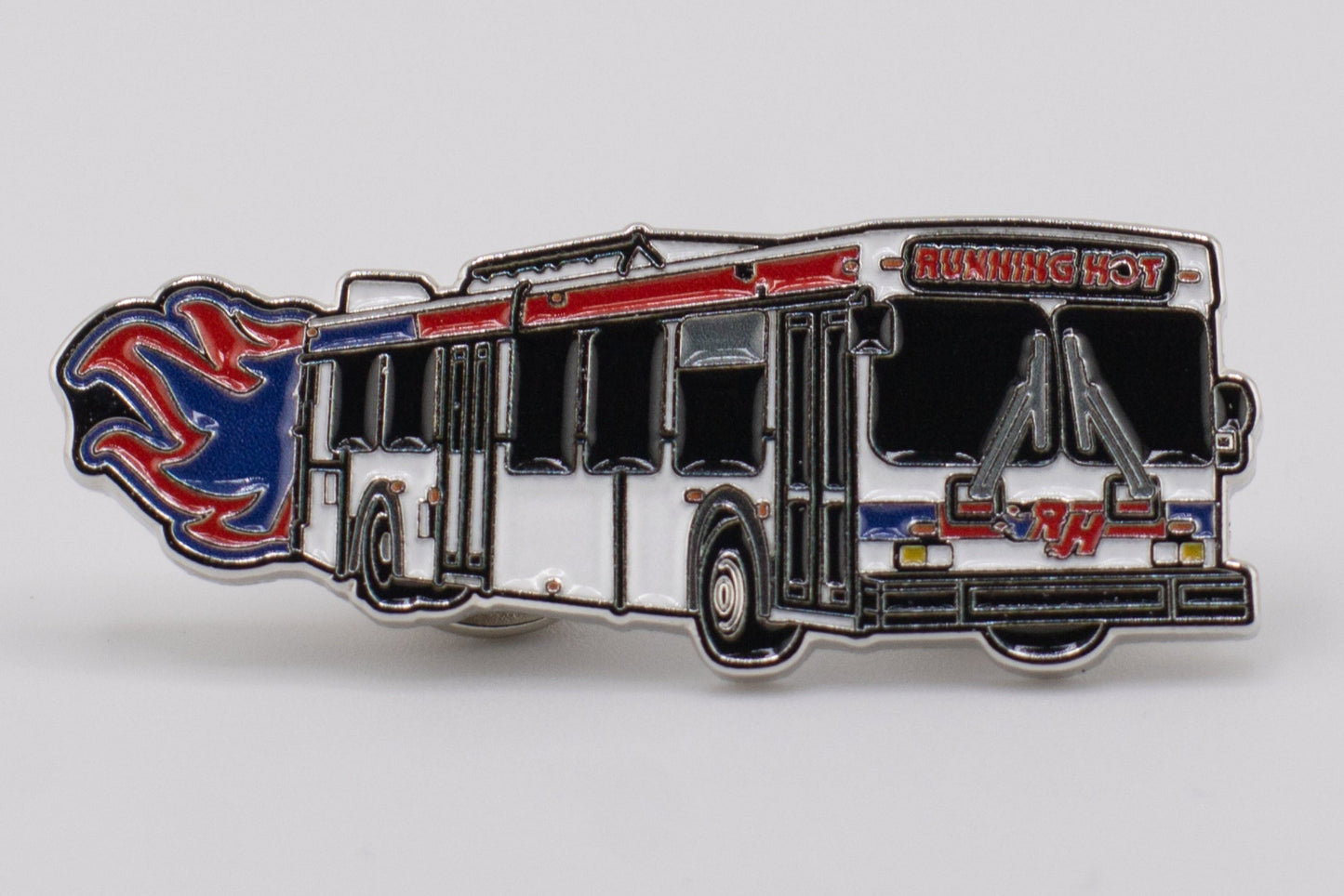 The Running Hot "D40" Lapel Pin