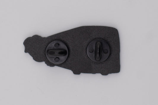 The Running Hot White Prevost X3-45 Lapel Pin