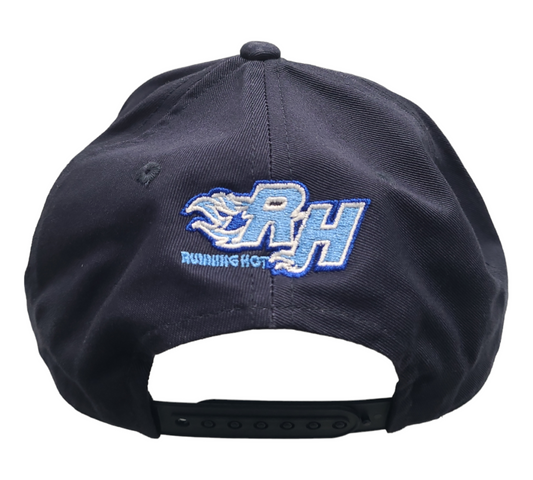The Running Hot "Blue Bird" Train 6 Panel Snapback