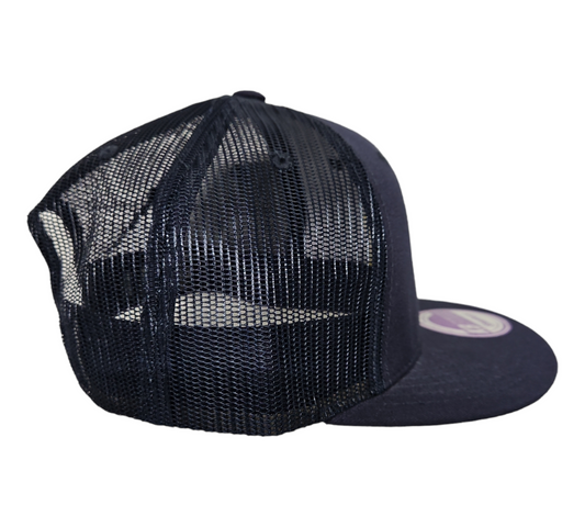 GunHill White "GH" 5 Panel Mesh Snapback