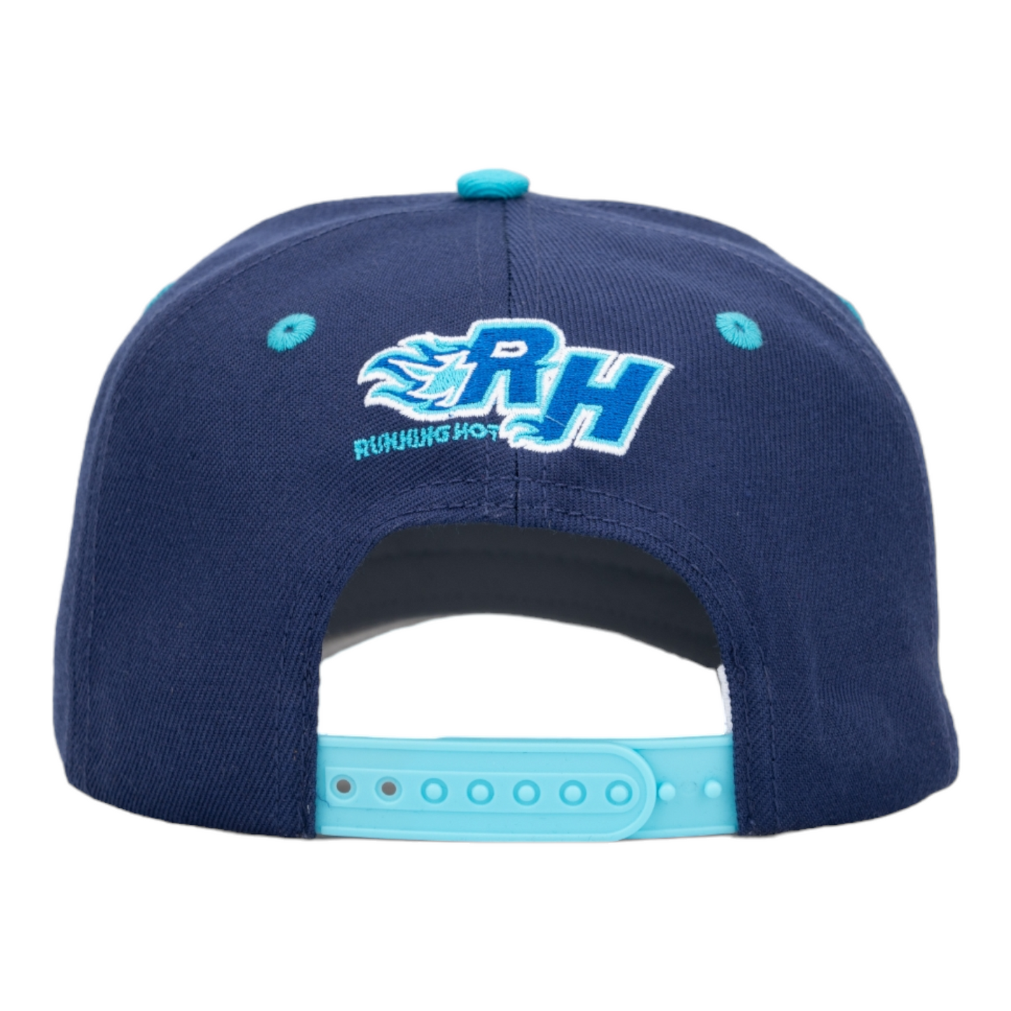 The Running Hot Blue Bus x Elite Transit 5 Panel Snapback