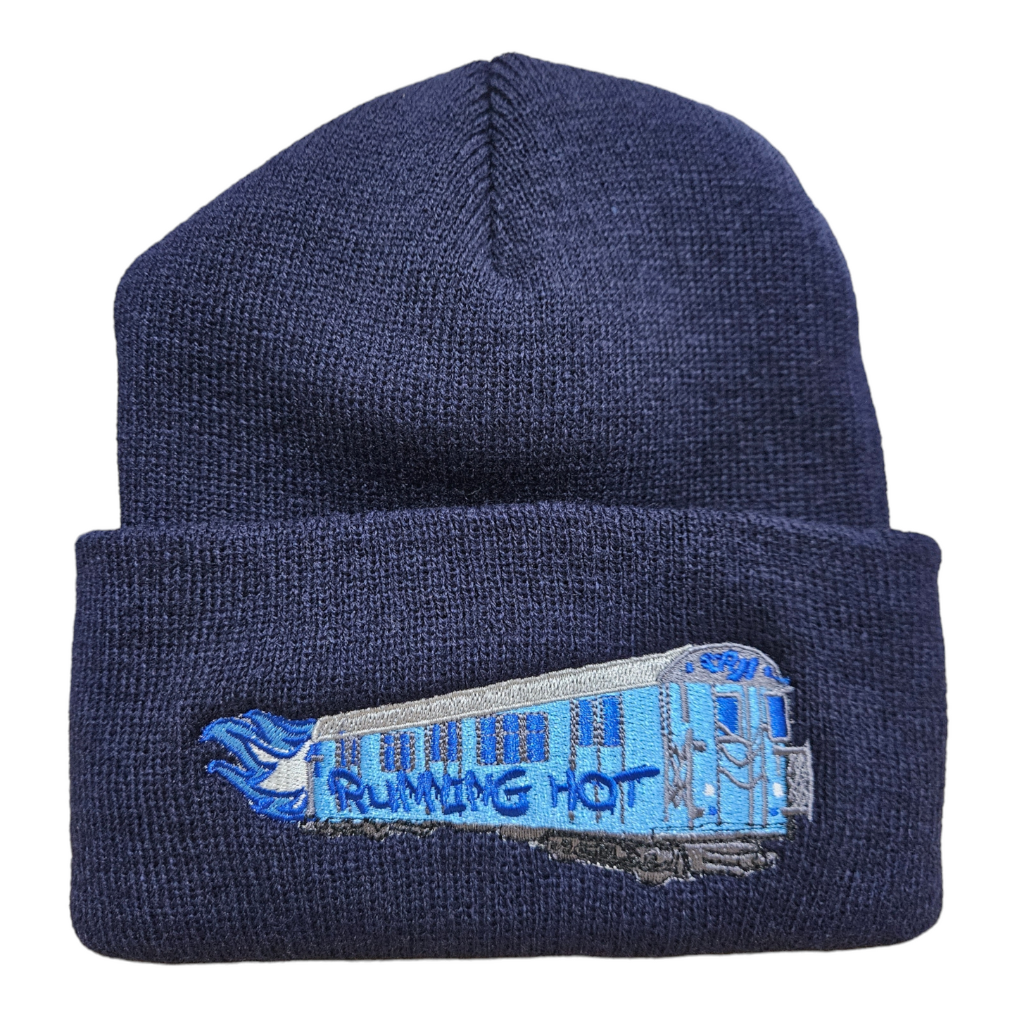 The Running Hot "Blue Bird" Train Beanie Knit Cap