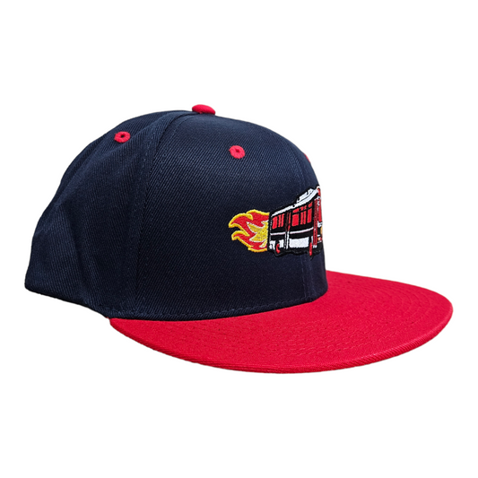 RH Red Bus "Extemely Hot" 6 Panel Snapback