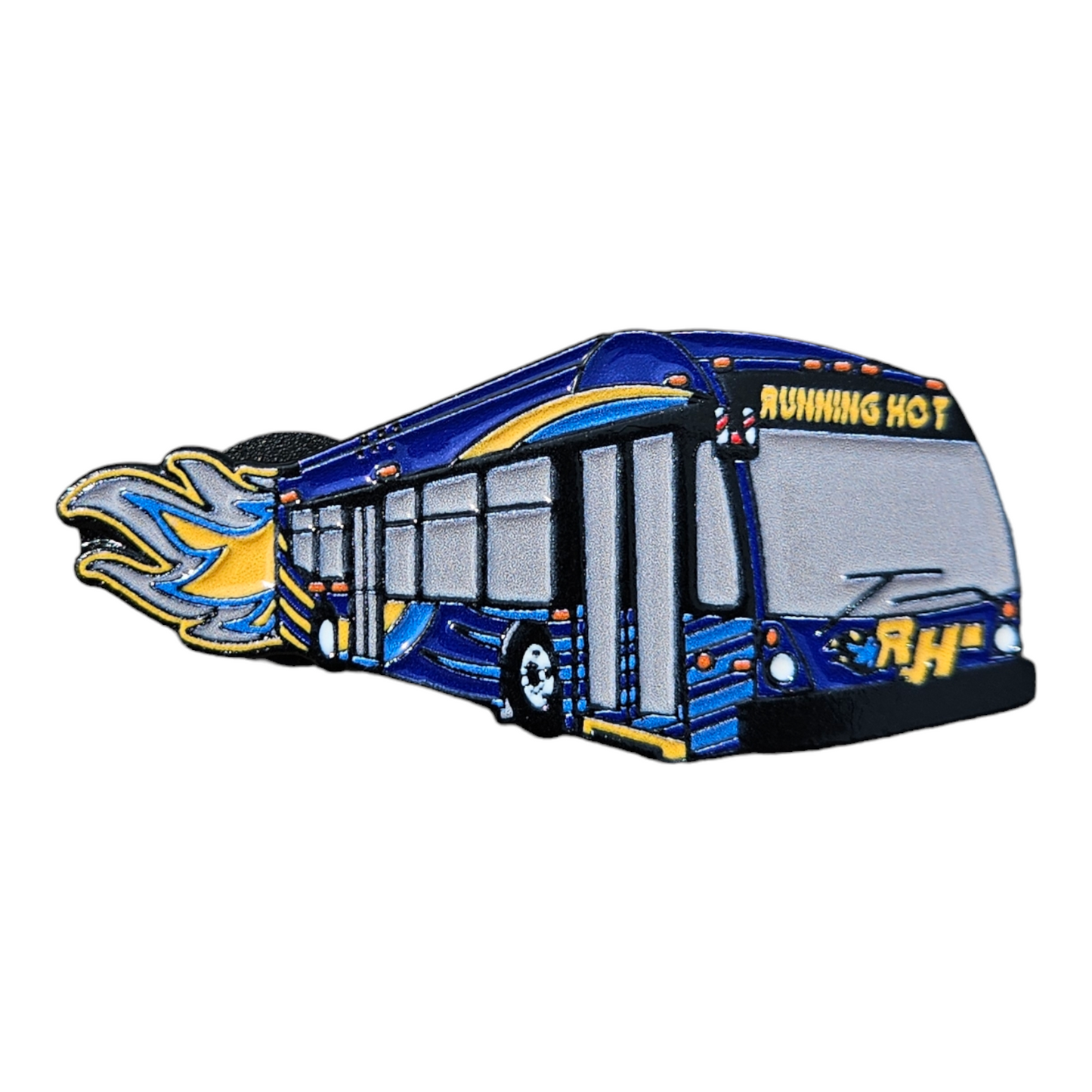 The Running Hot LFS Hybrid Lapel Pin