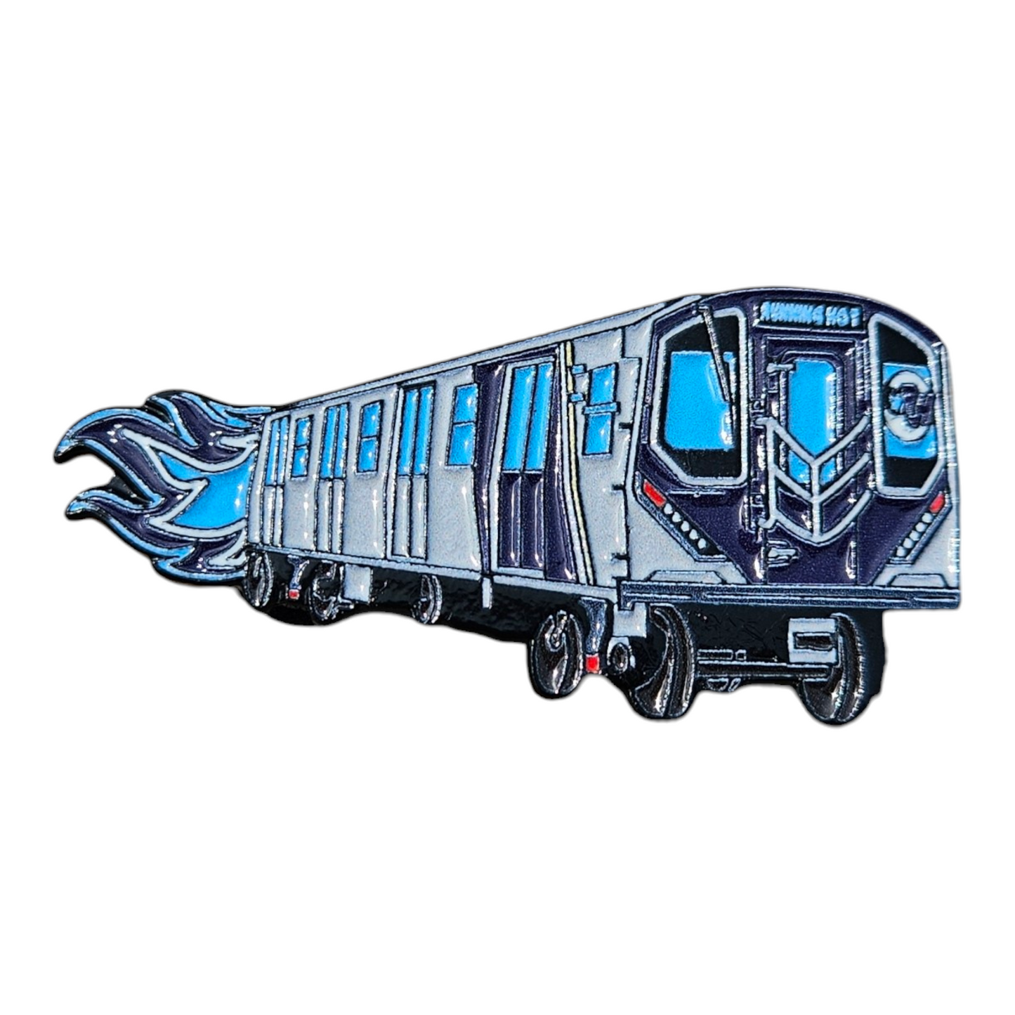 The Running Hot R-211 Lapel Pin