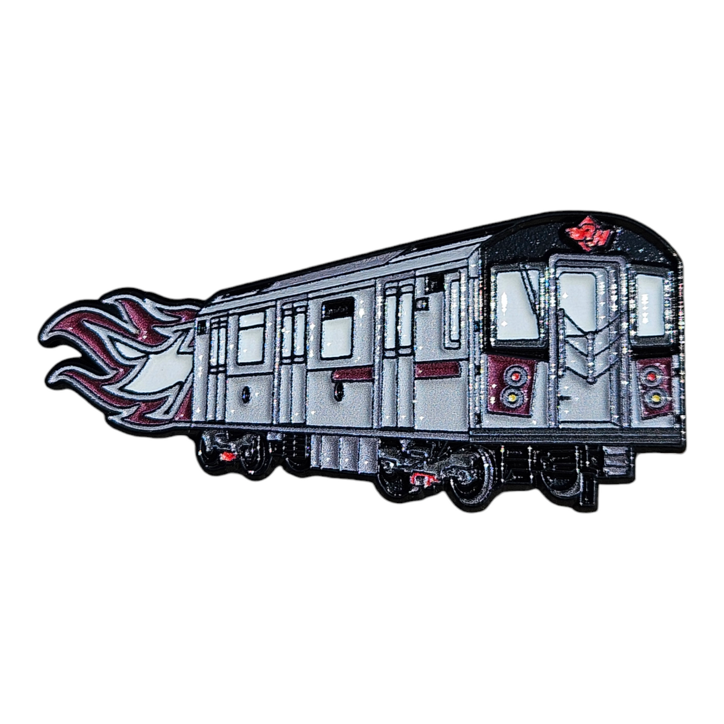 The Running Hot "R142A" Lapel Pin