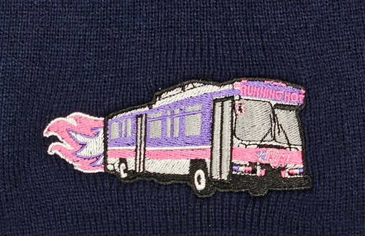 Lady Running Hot Short Beanie