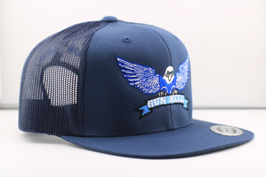 The Gun Hill "Winter Eagle" Retro 6 Panel Trucker Cap