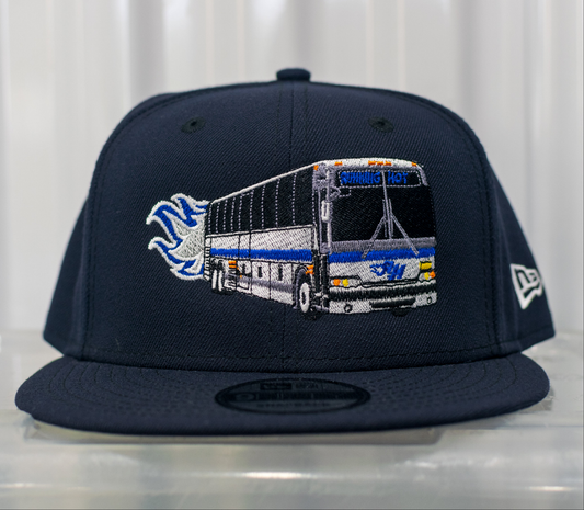 The Running Hot White Prevost X3-45 "NEW ERA" Snapback