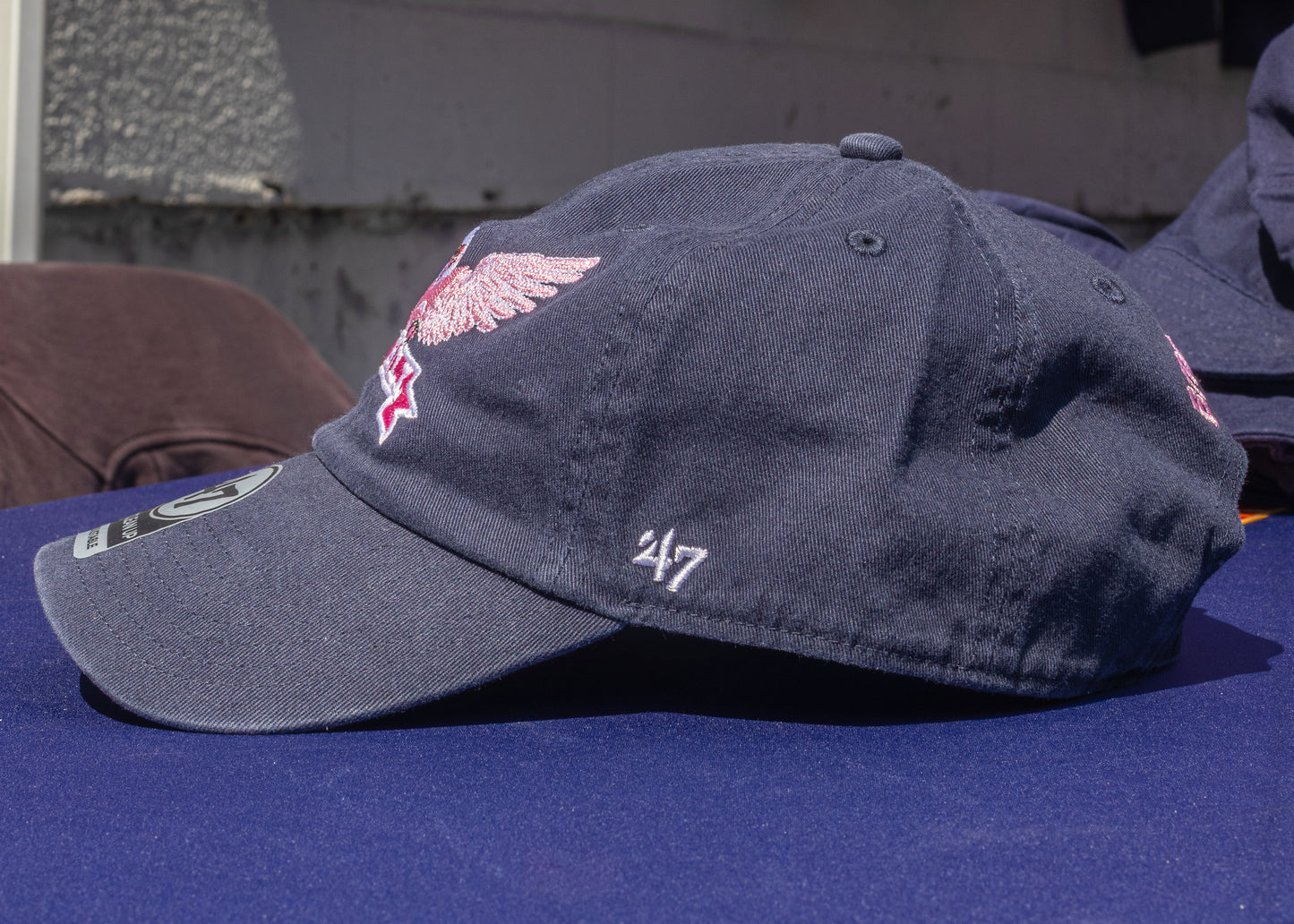 The Lady Gun Hill Eagle Dad Hat Breast Cancer Awareness Edition