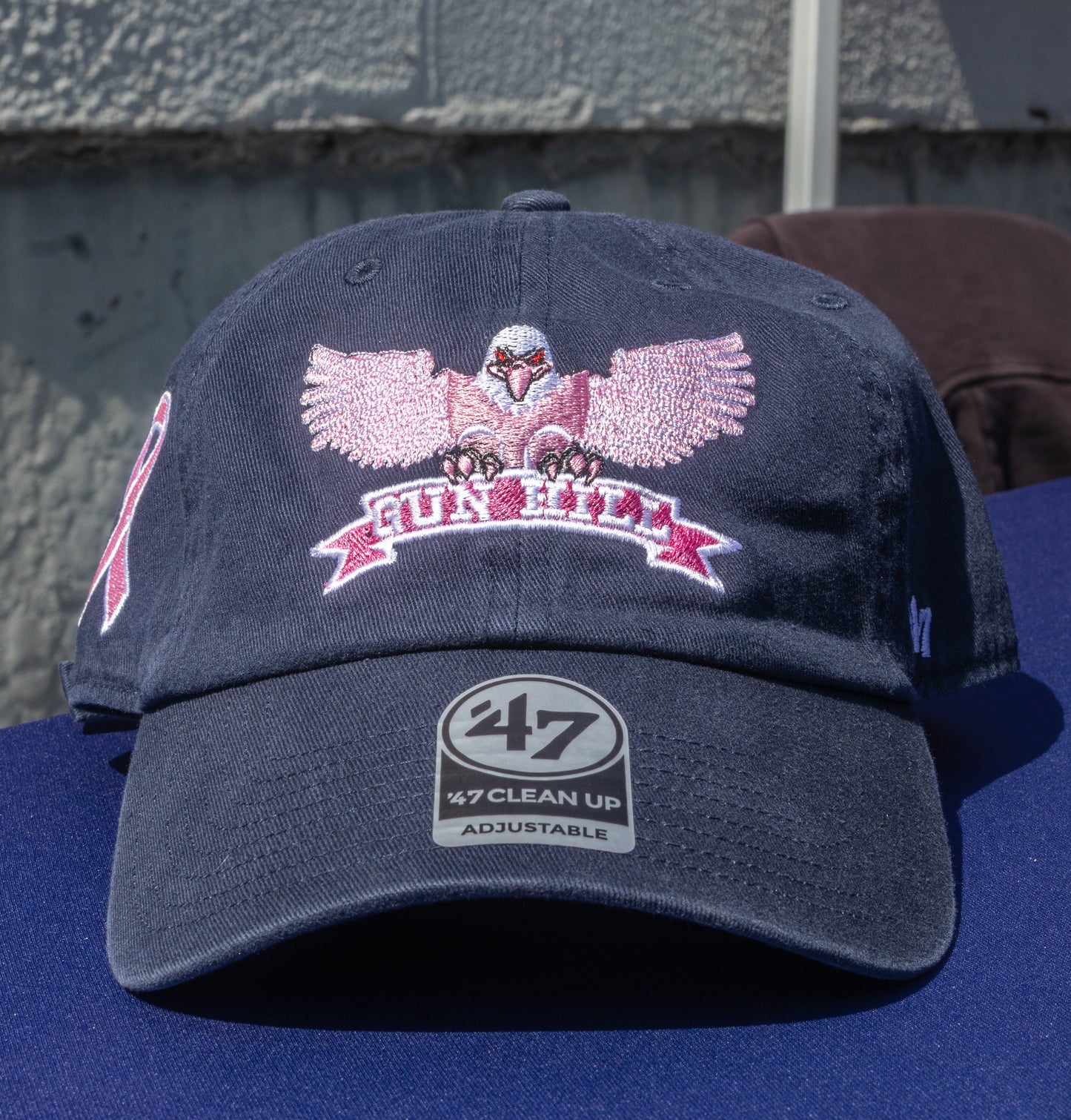 The Lady Gun Hill Eagle Dad Hat Breast Cancer Awareness Edition