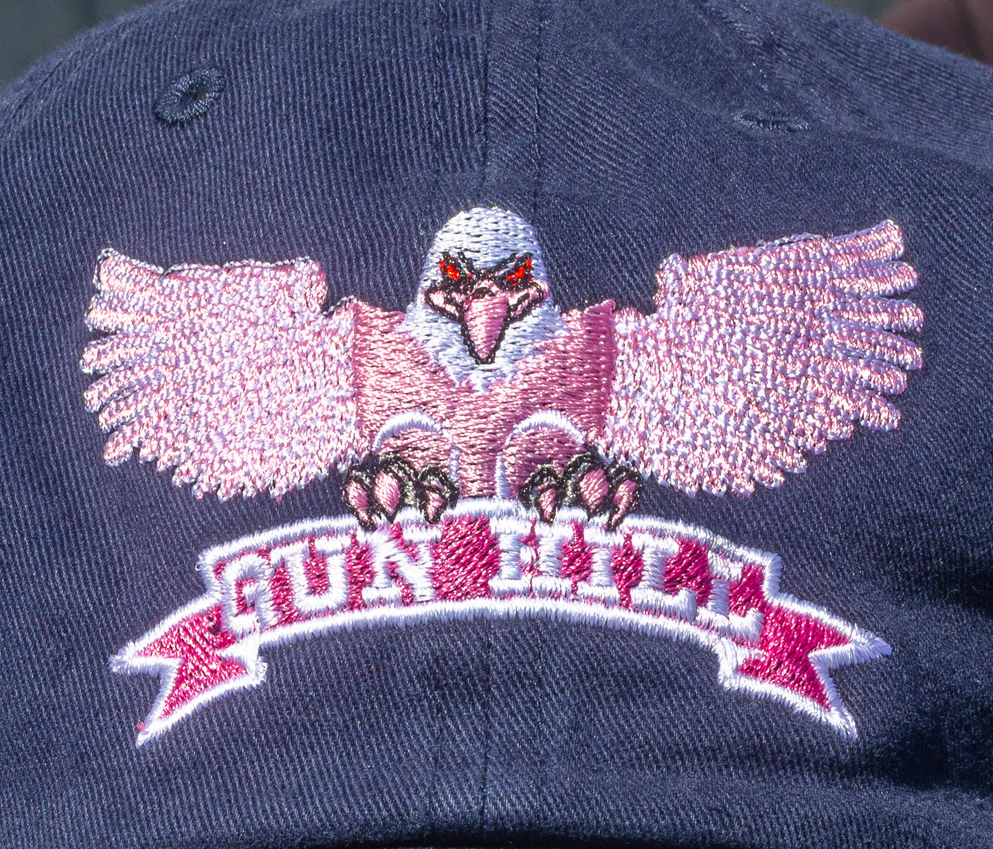 The Lady Gun Hill Eagle Dad Hat Breast Cancer Awareness Edition