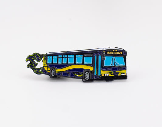 The Running Hot "Phantom Suburban" Lapel Pin