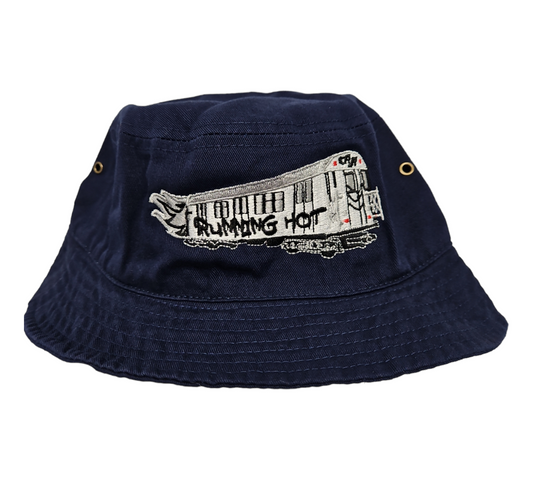 The Runnning Hot "White Elephant" Train Bucket Hat