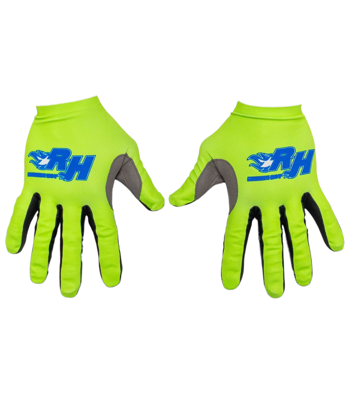 The Running Hot "Neon Green" Driving Gloves