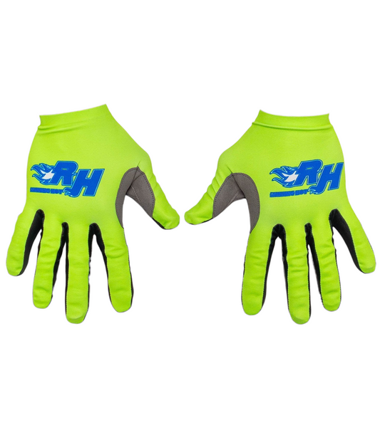 The Running Hot "Neon Green" Driving Gloves