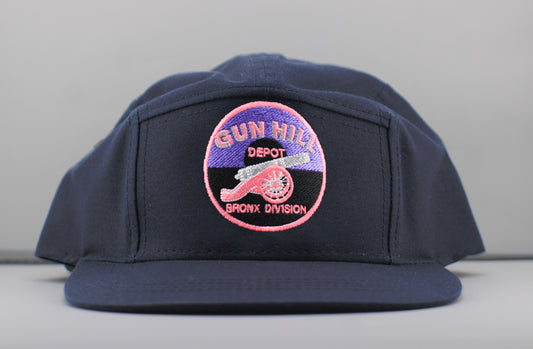 The "Lady Gun Hill Depot Cannon" 5 Panel Army Military Cadet Cap