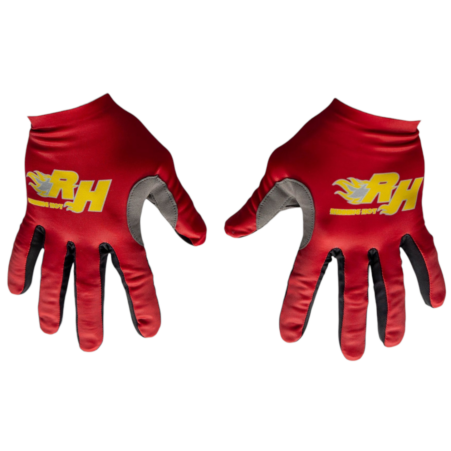 The Running Hot "Maroon Red" Driving Gloves